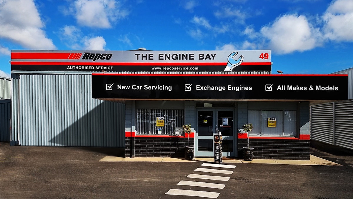 The Engine Bay mechanical workshop frontage