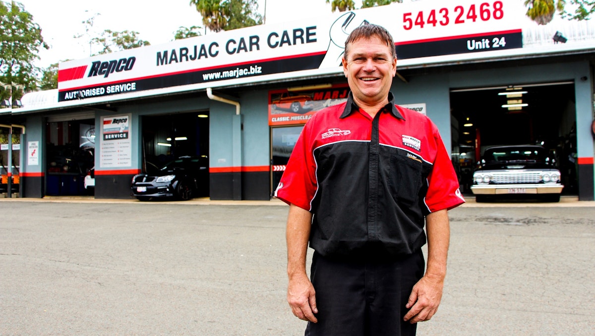 Owner Mark Crane began his love affair with all things automotive serving an apprenticeship at the Ampol service station owned by his father in Redcliffe.